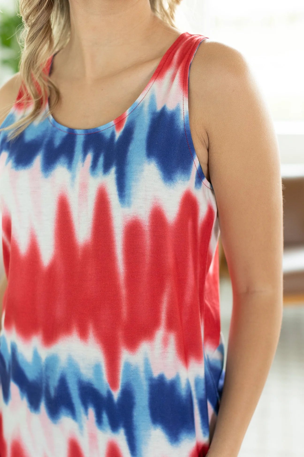 Red white & blue tank