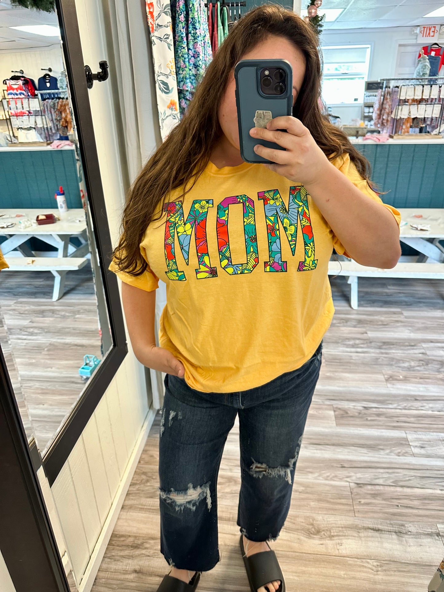 Floral Mom Tee