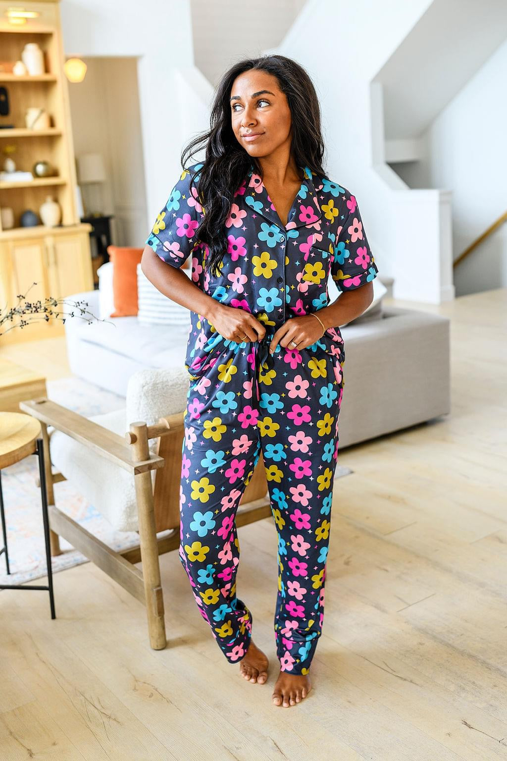Retro Daisy Luxe Pj Set