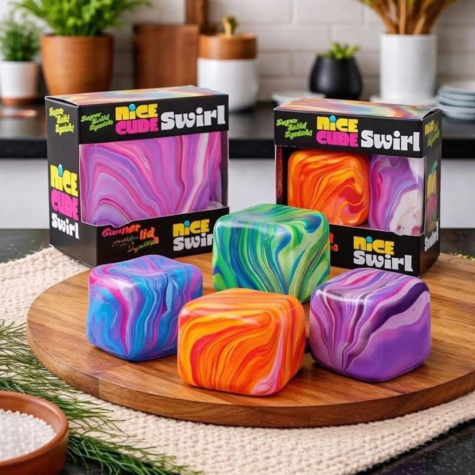 Swirl cube (two sizes)