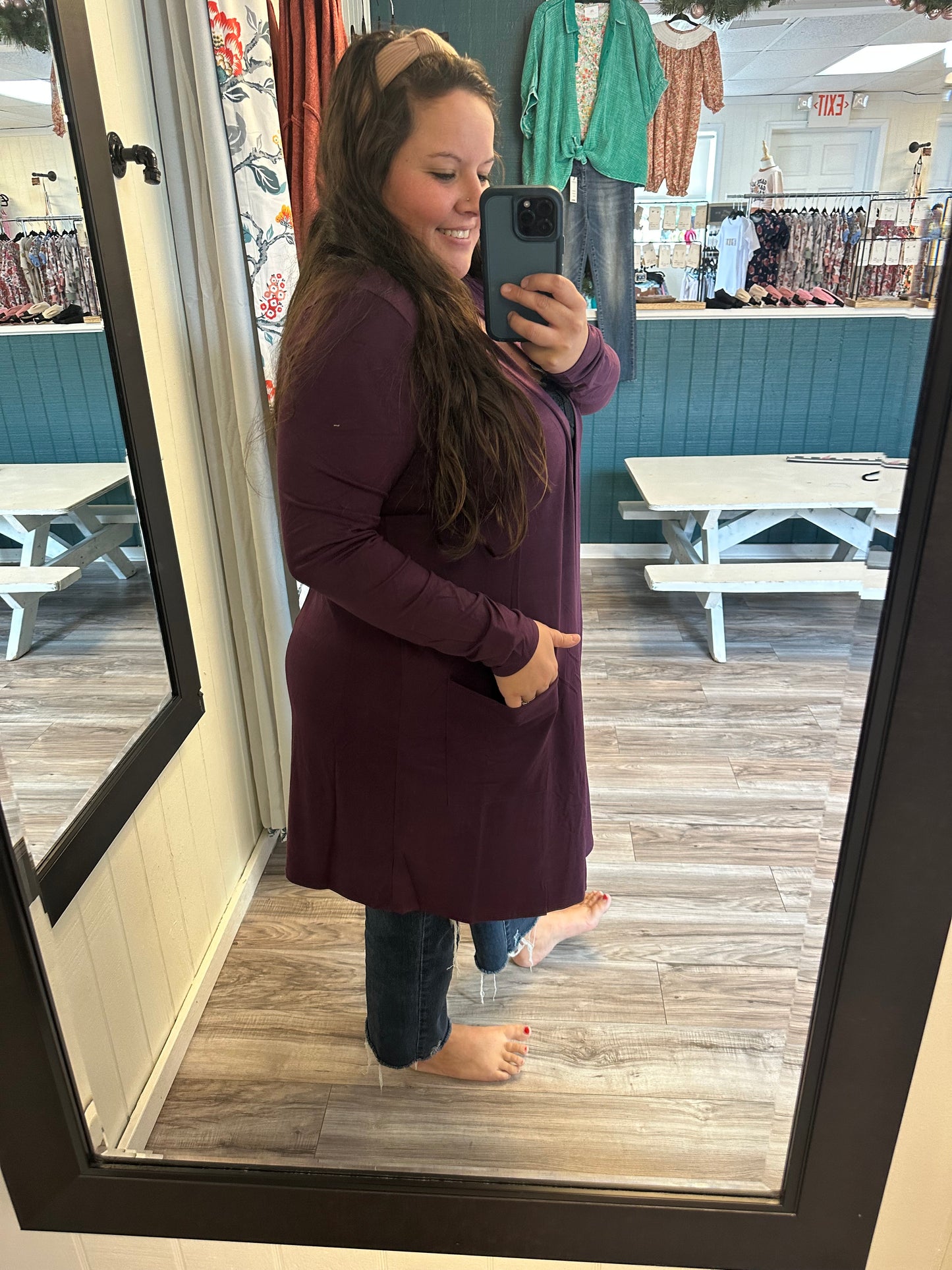 Buttery soft pocket cardigan (multiple colors)