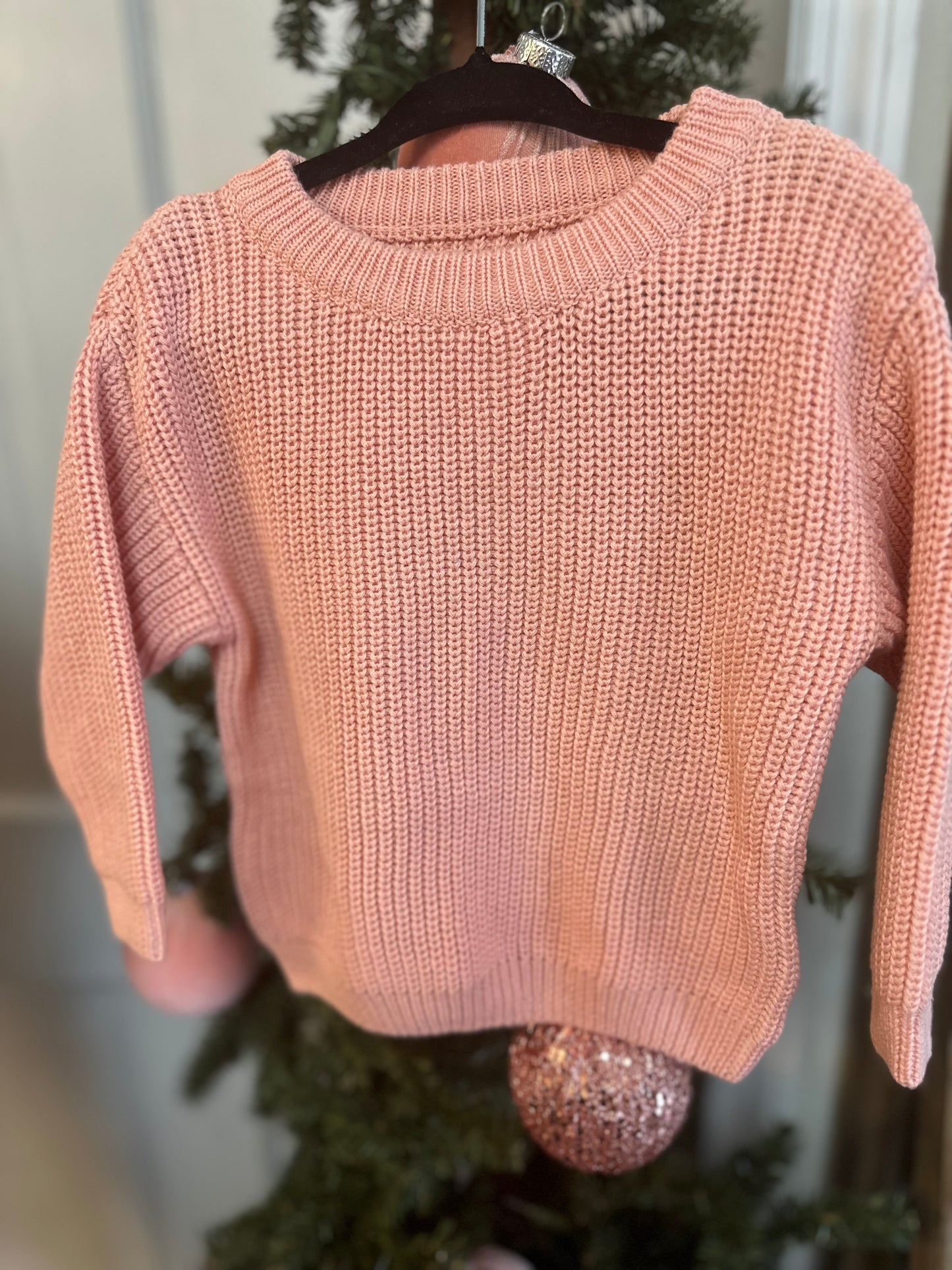 Oversized knit sweater