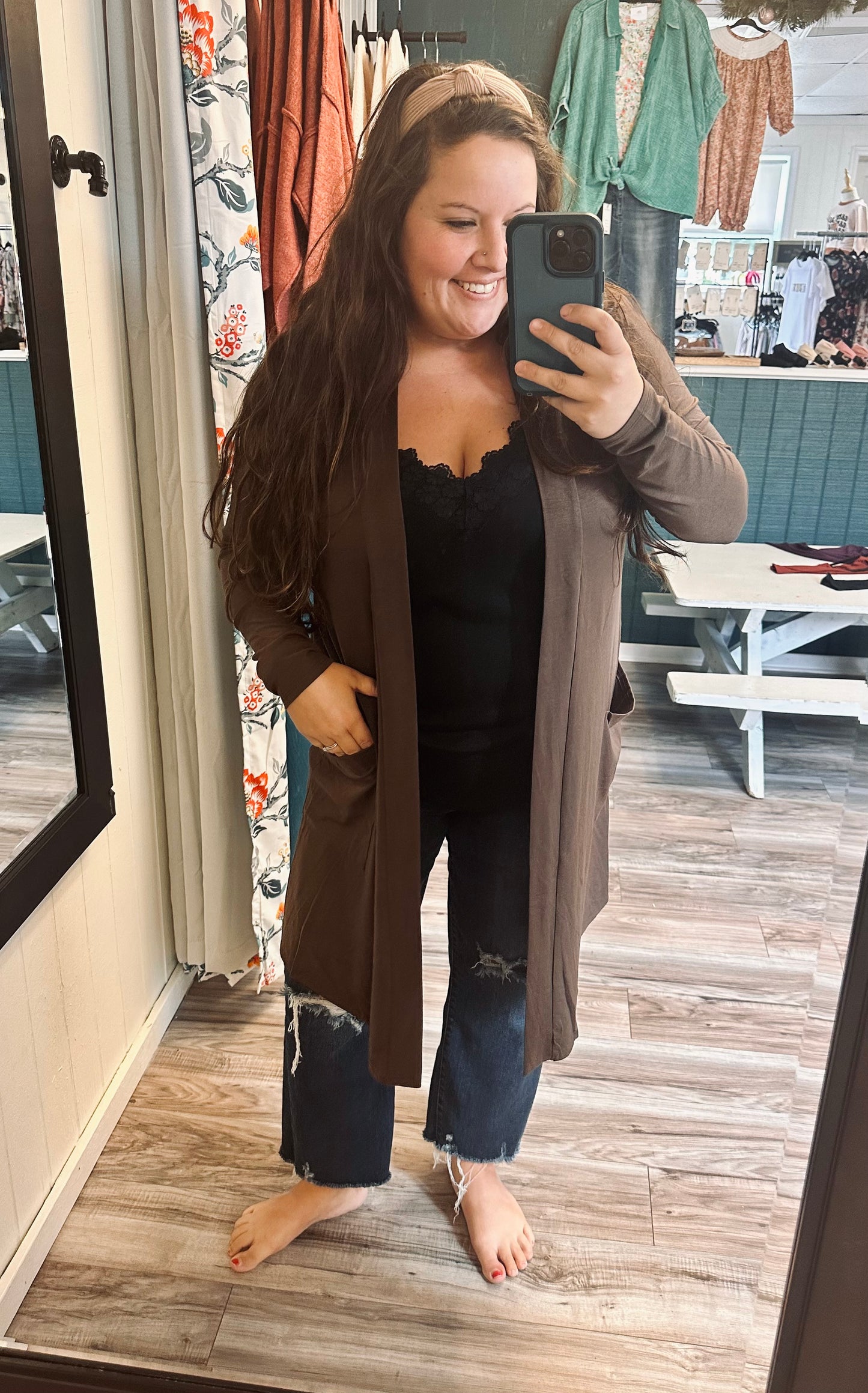 Buttery soft pocket cardigan (multiple colors)