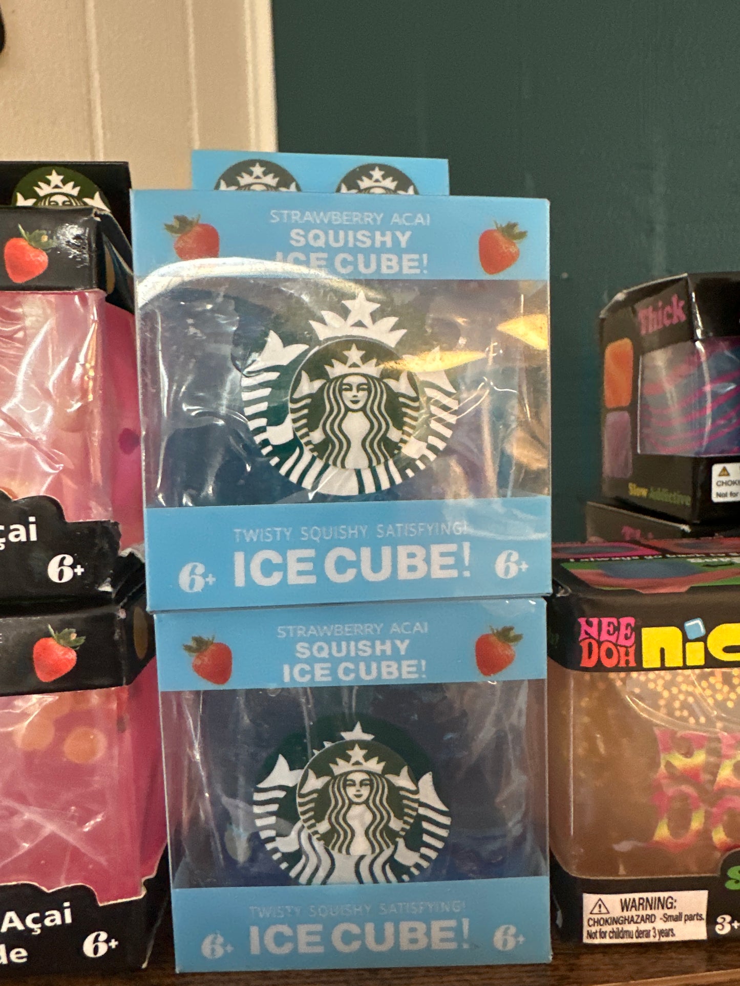 Blue refresher cube