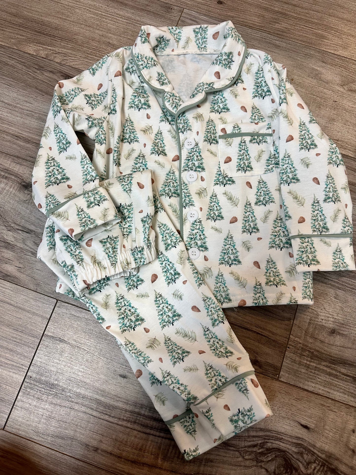 Christmas Tree Pj Set