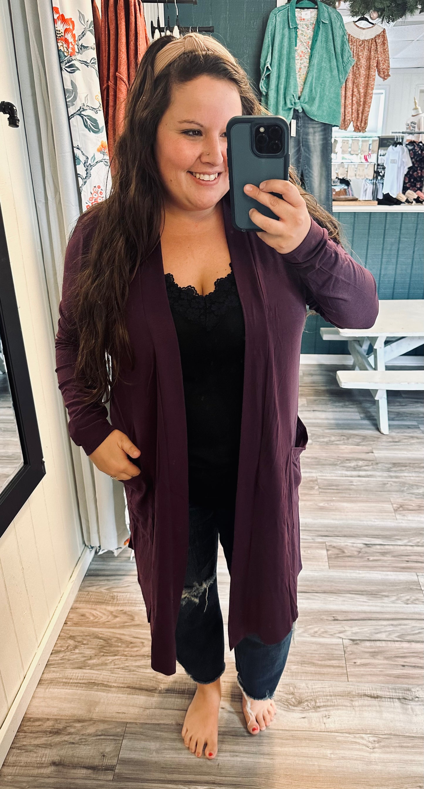 Buttery soft pocket cardigan (multiple colors)
