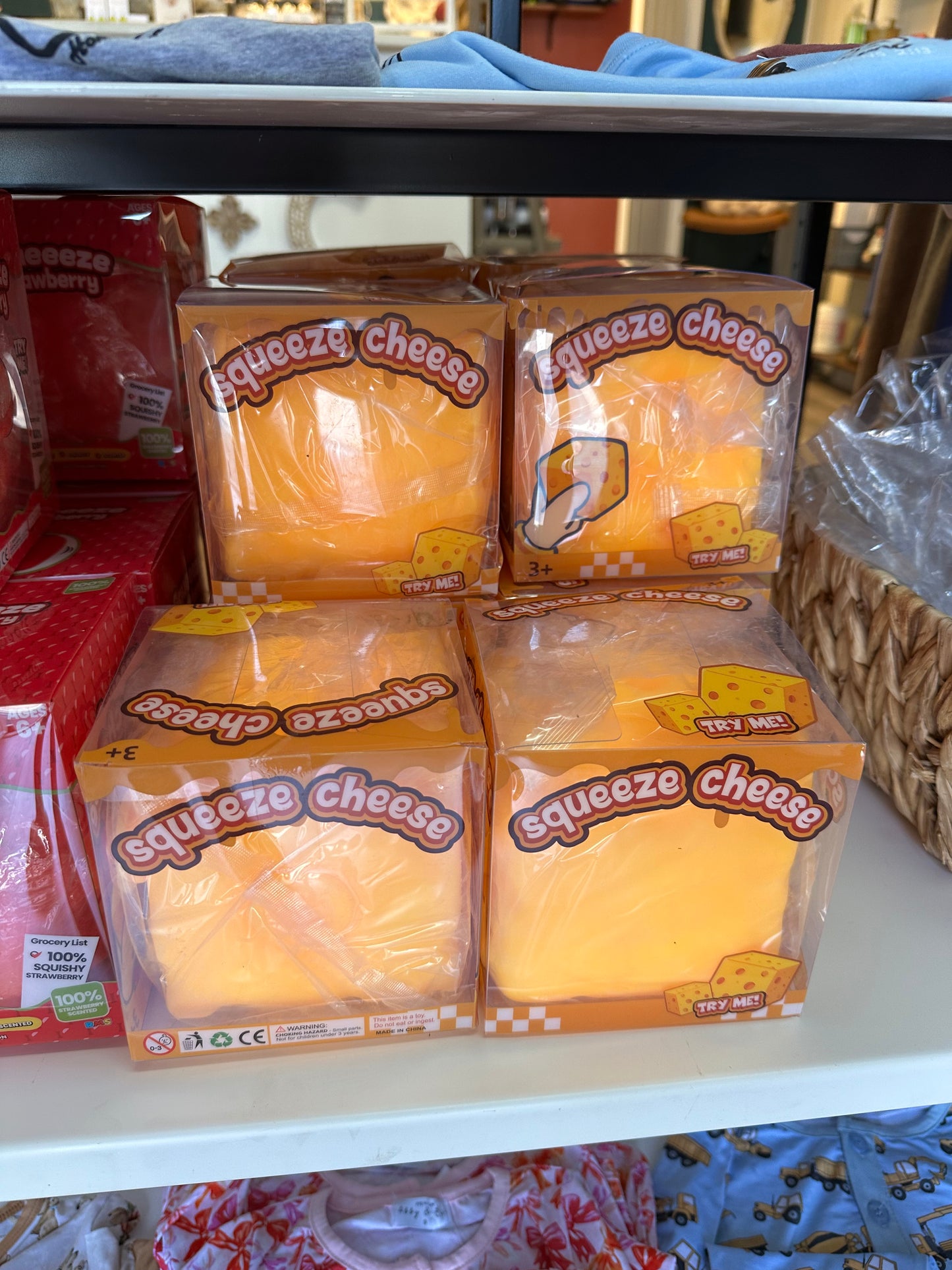 Jumbo cheese squishy