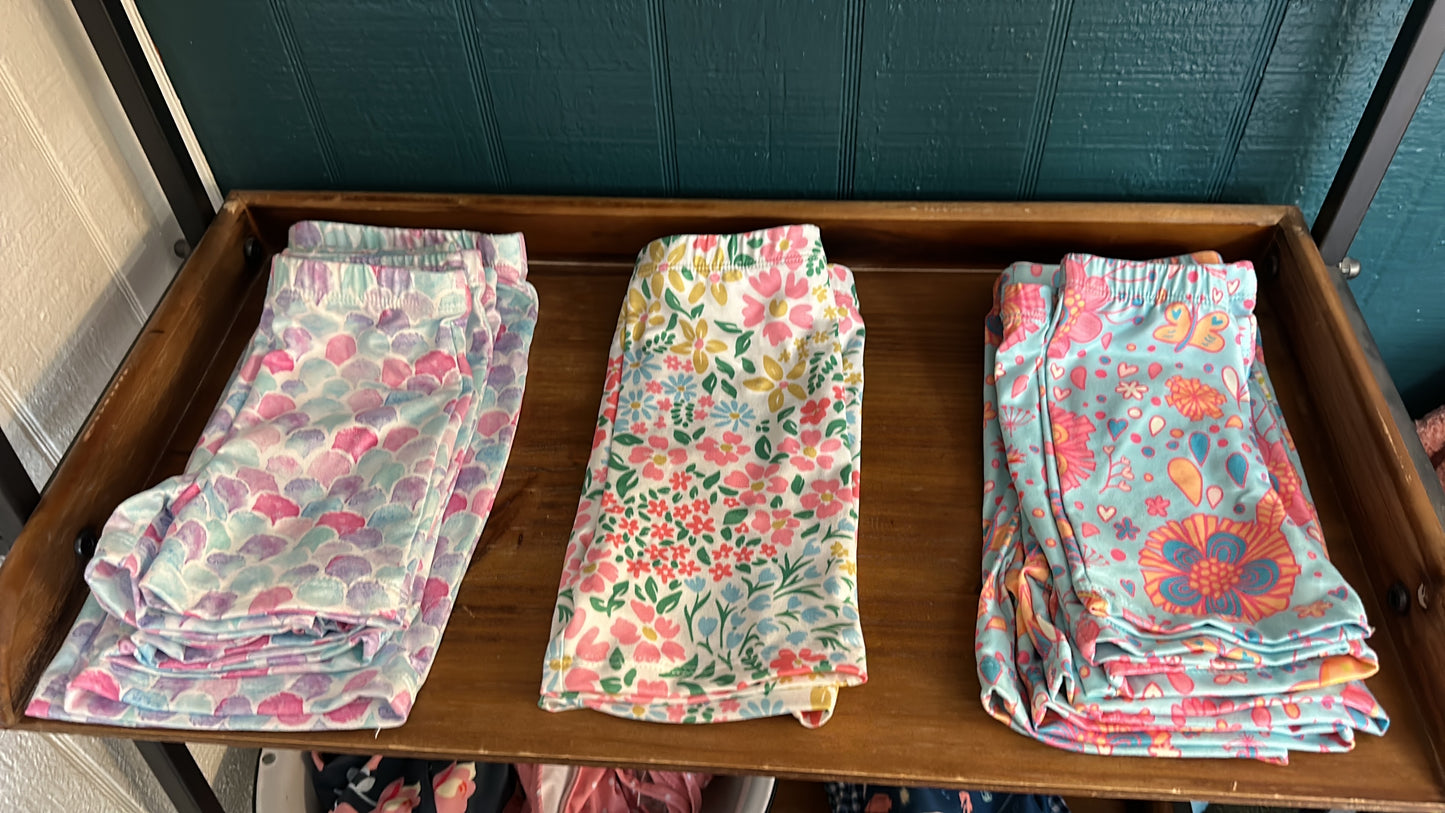 Mermaid scales biker shorts