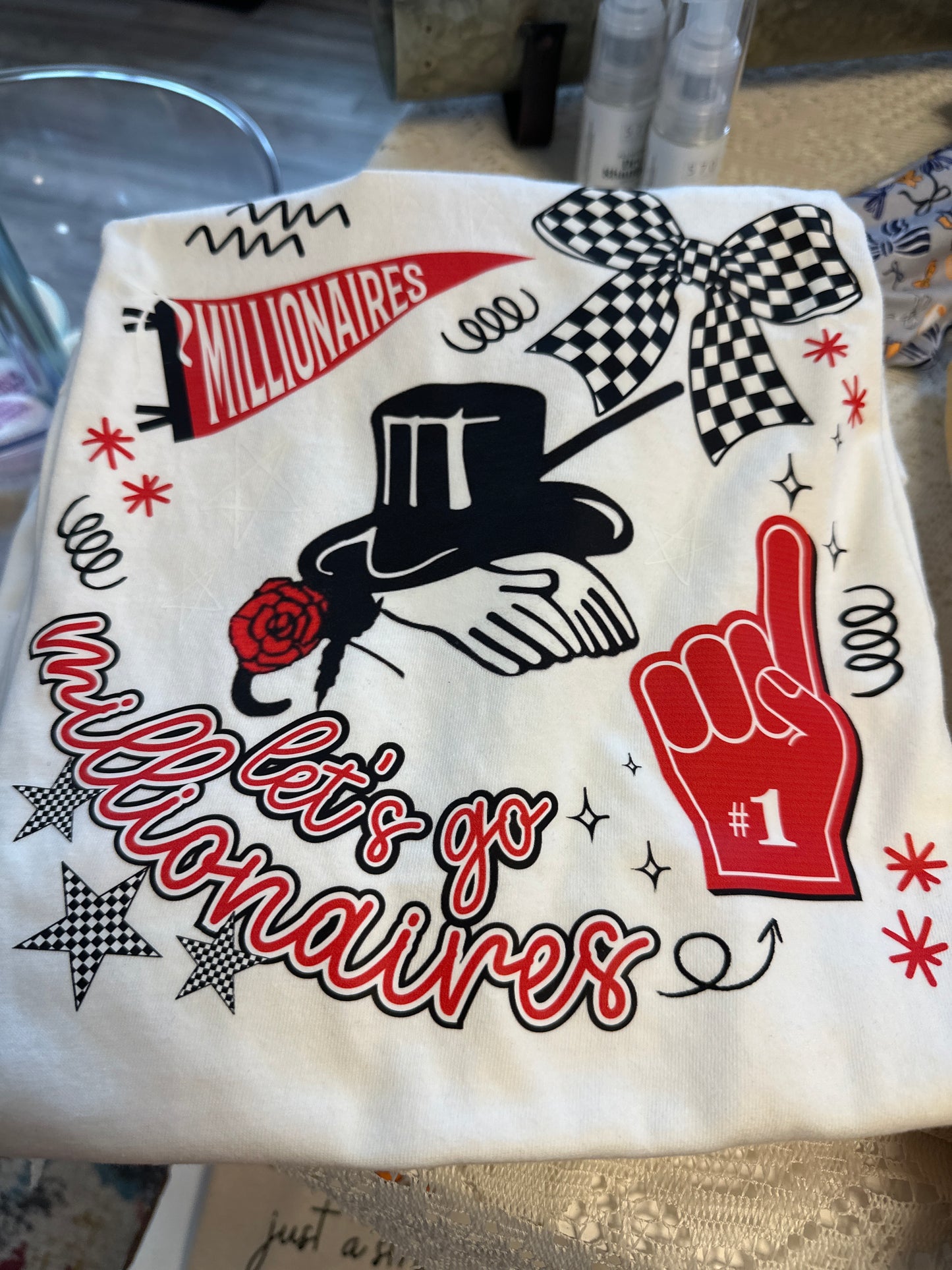 Let’s go millionaires cc tee - LL tees