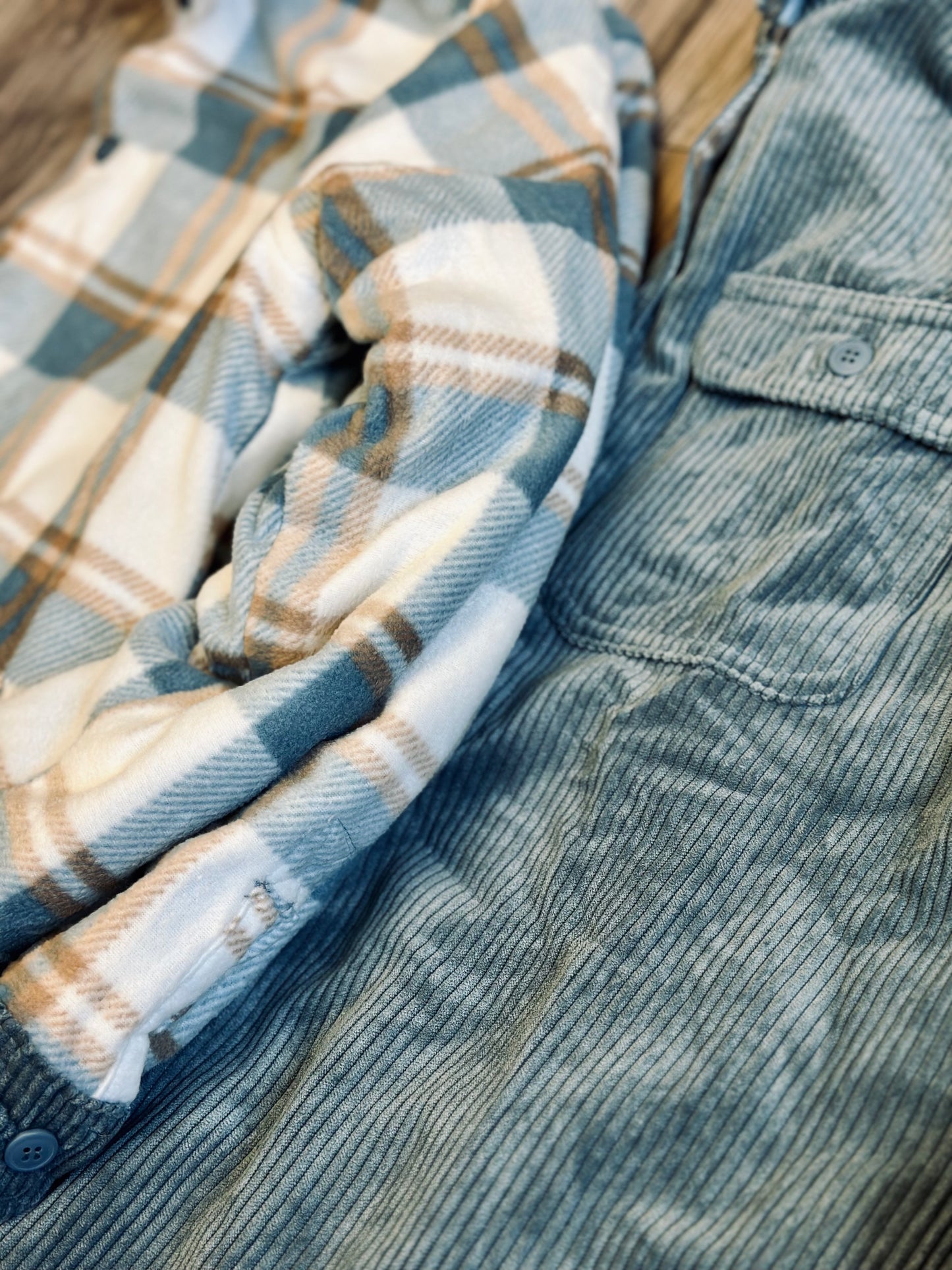 Calli corduroy/fleece reversible