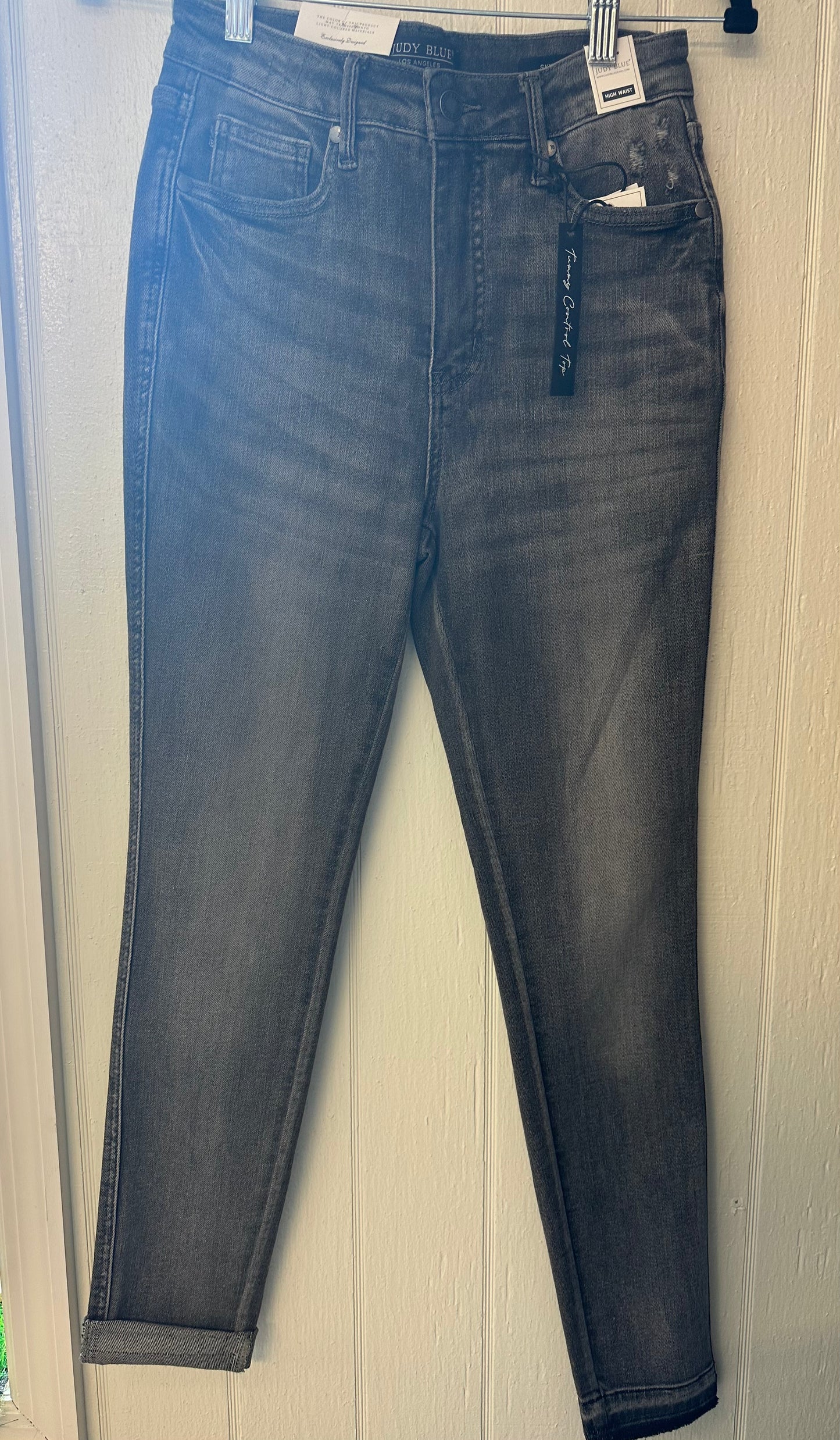 Judy Blue Grey tummy control skinny