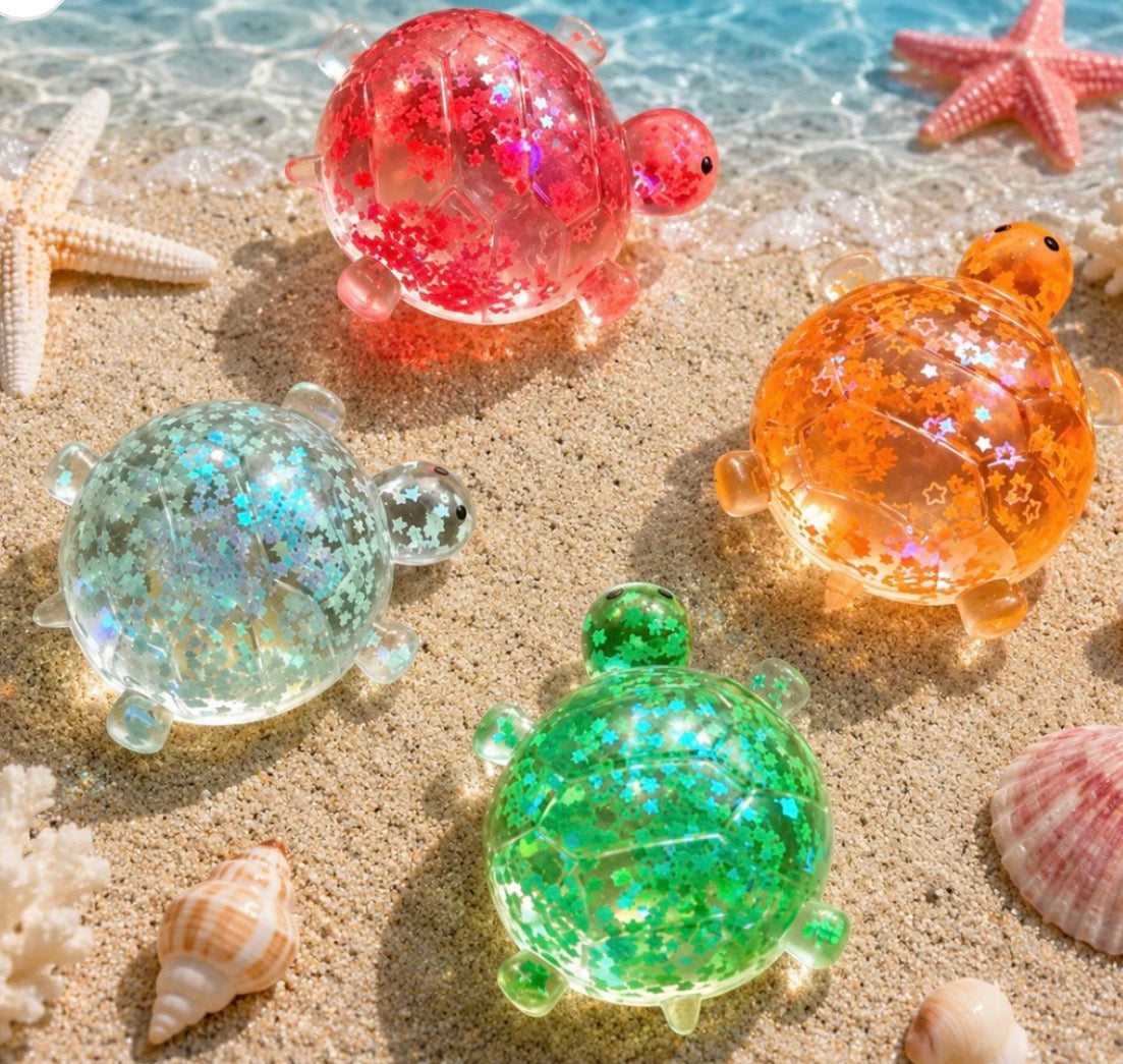 Sea turtle glitter squish