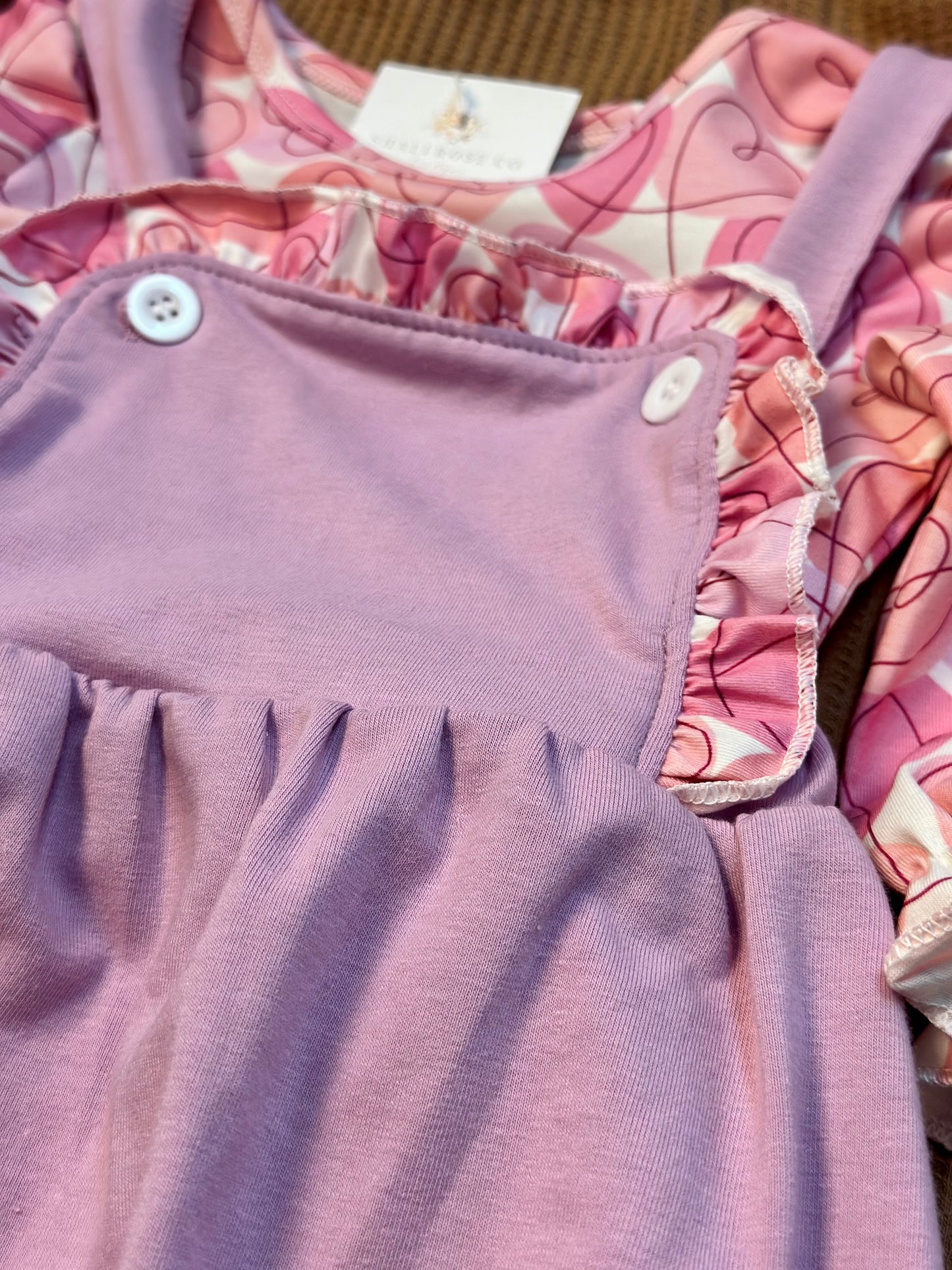 Pretty in pastel romper set