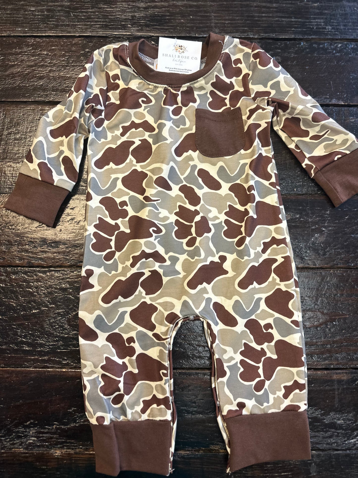 Camo pocket one piece