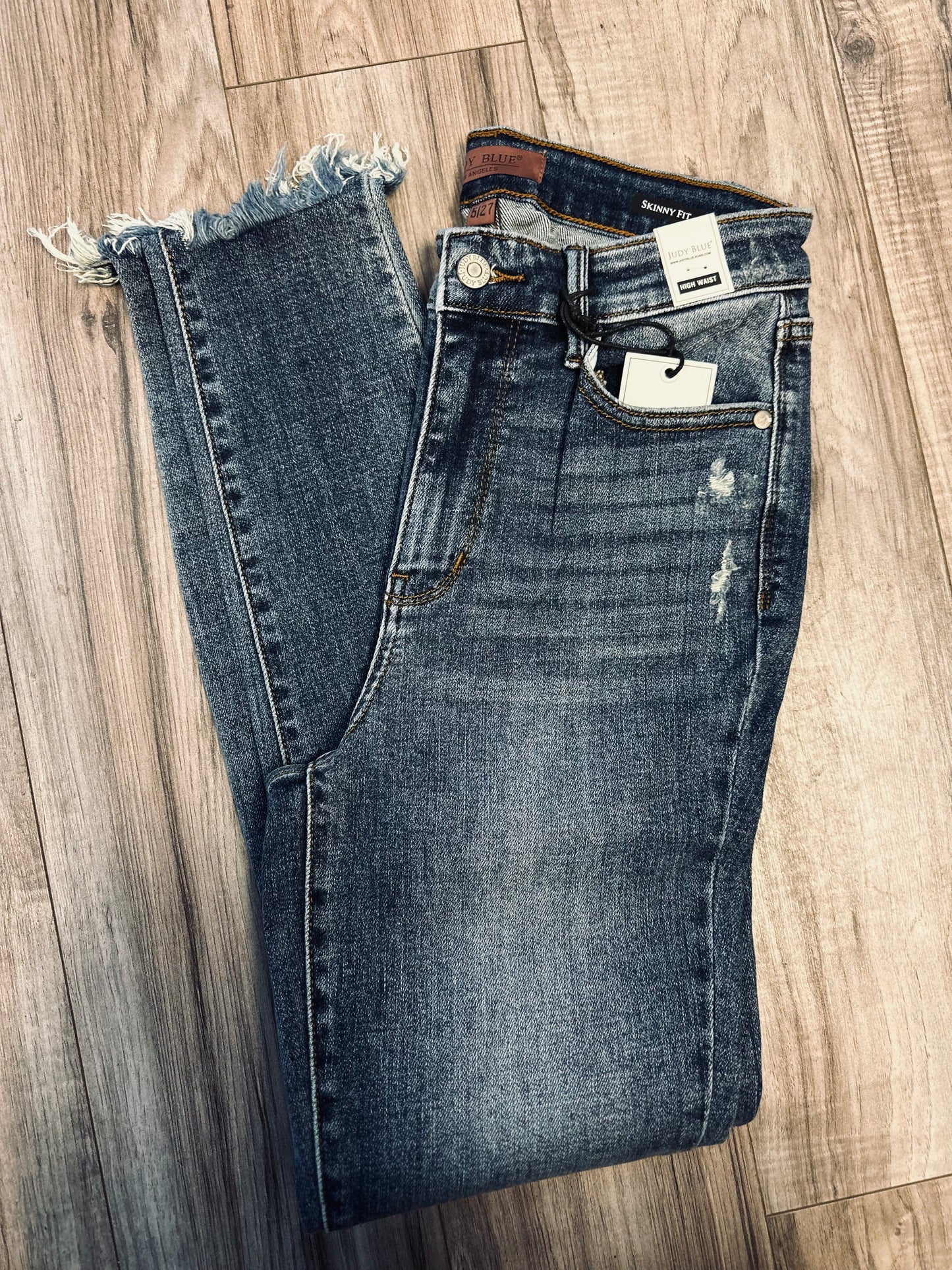 Judy Blue shark bite skinny