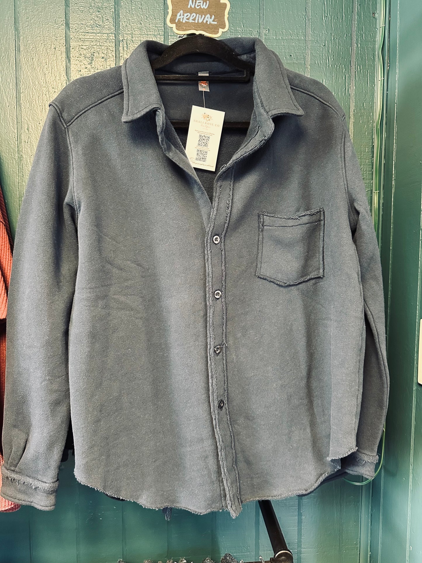 That favorite sweatshirt feel Shacket