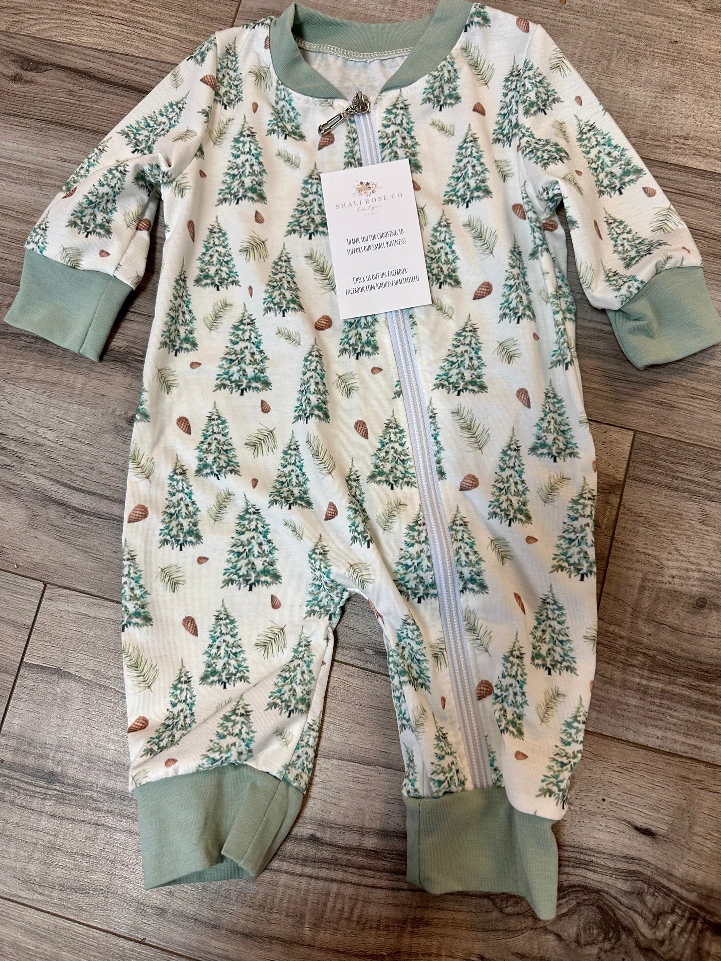 Christmas Tree Romper Boy