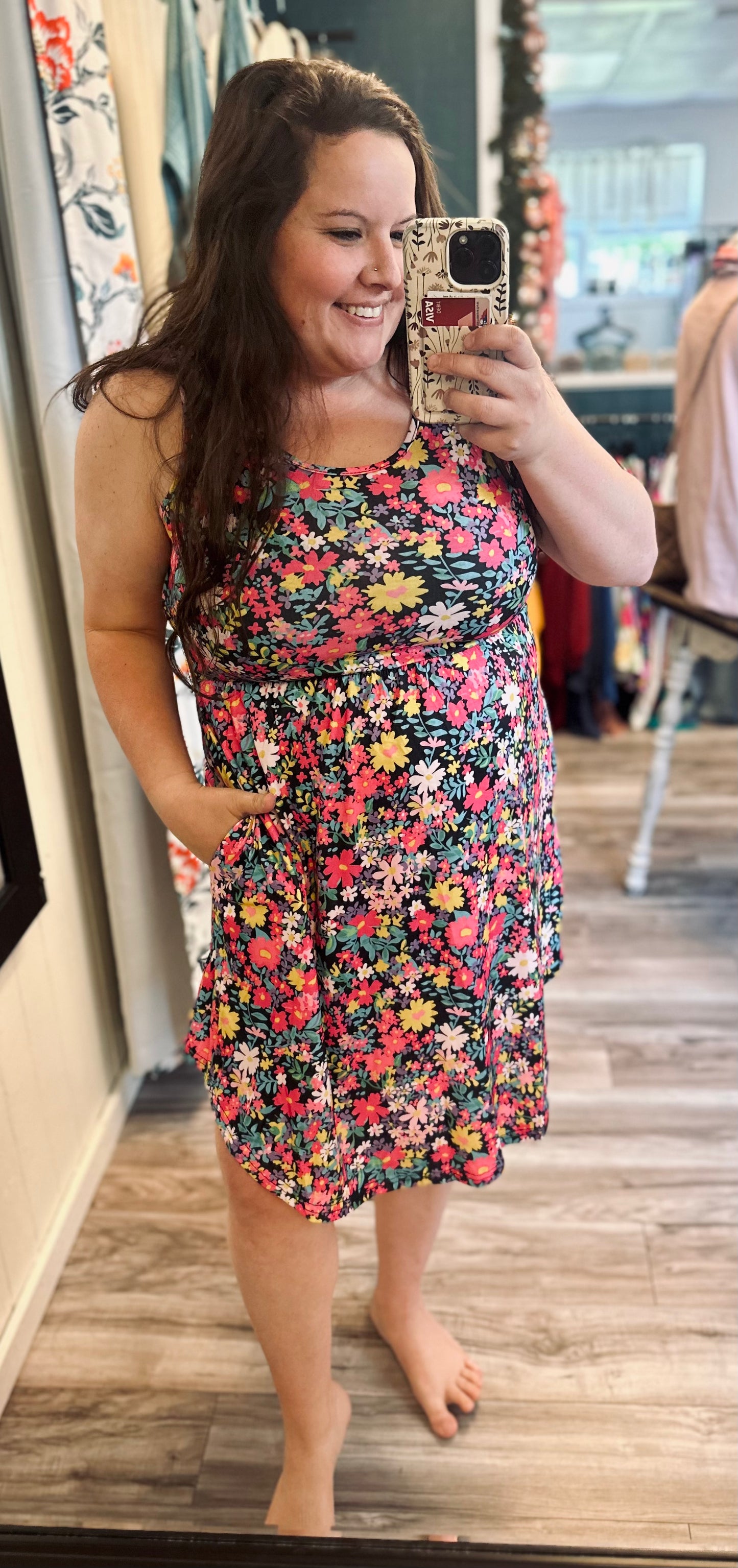 Becca midi dress