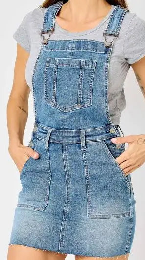 Judy Blue Bib Overall Skirt