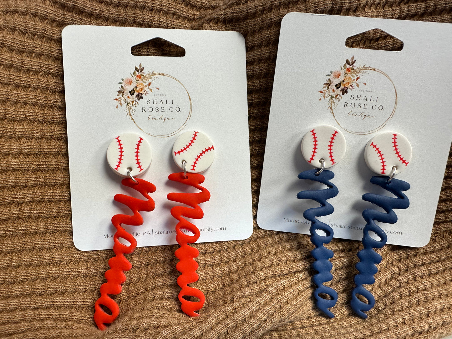 Baseball Mama Dangles