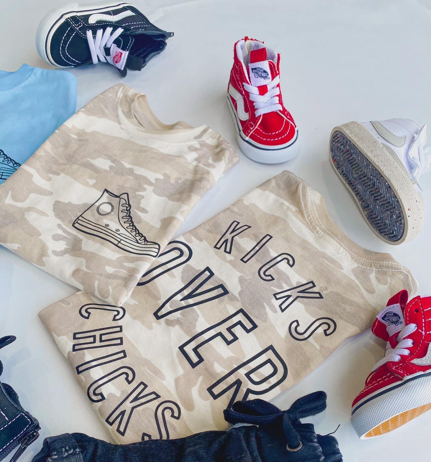 Kicks over chicks tee