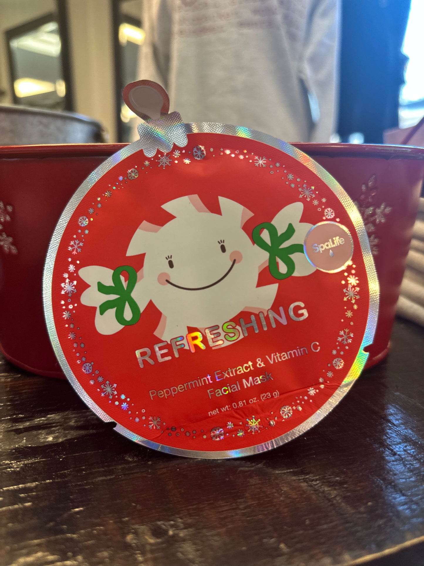 Peppermint face mask