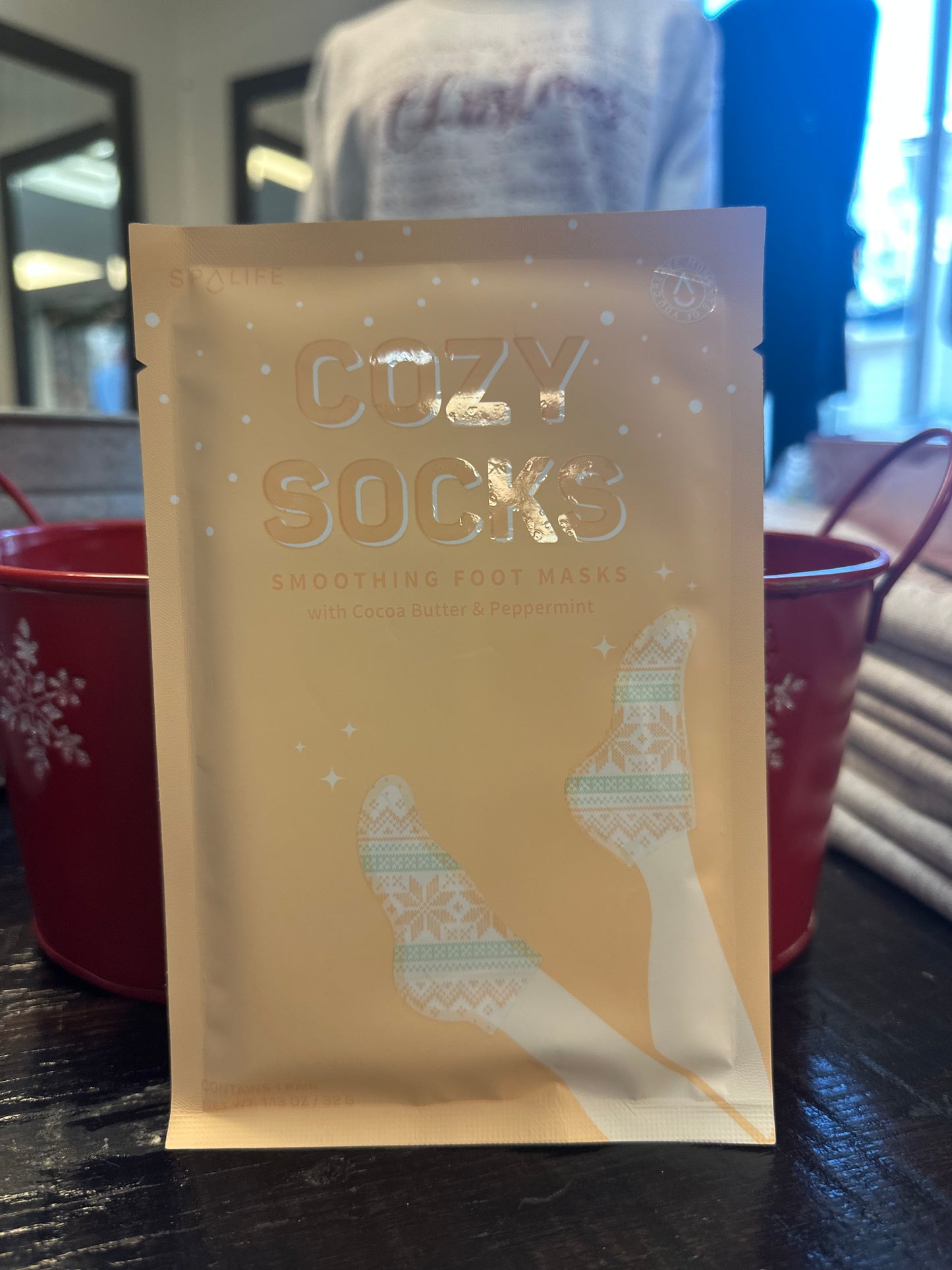 Cozy socks foot mask