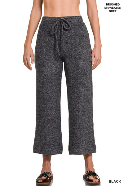 Brushed melange lounge pants