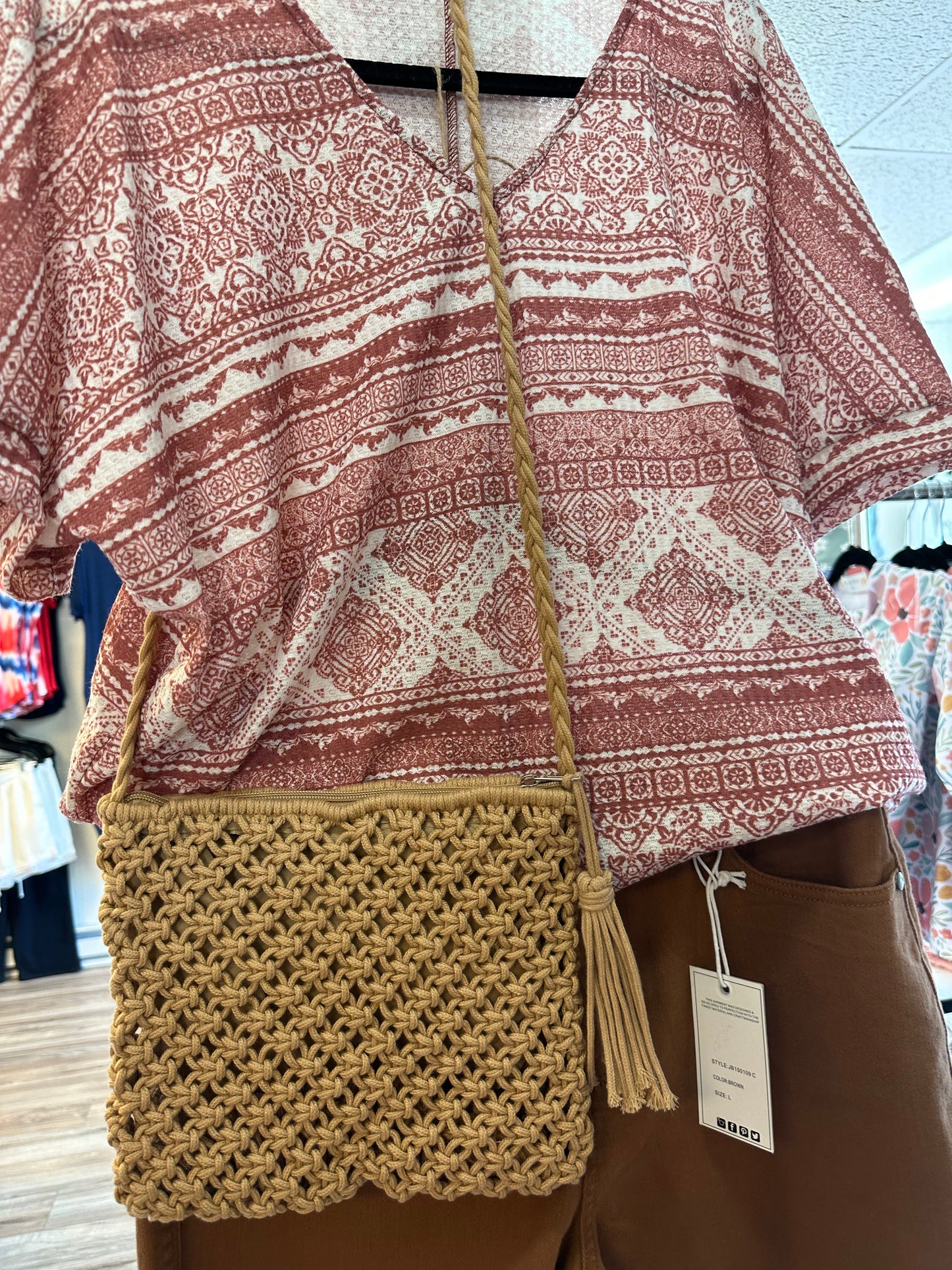 Crochet side bag (2 colors)