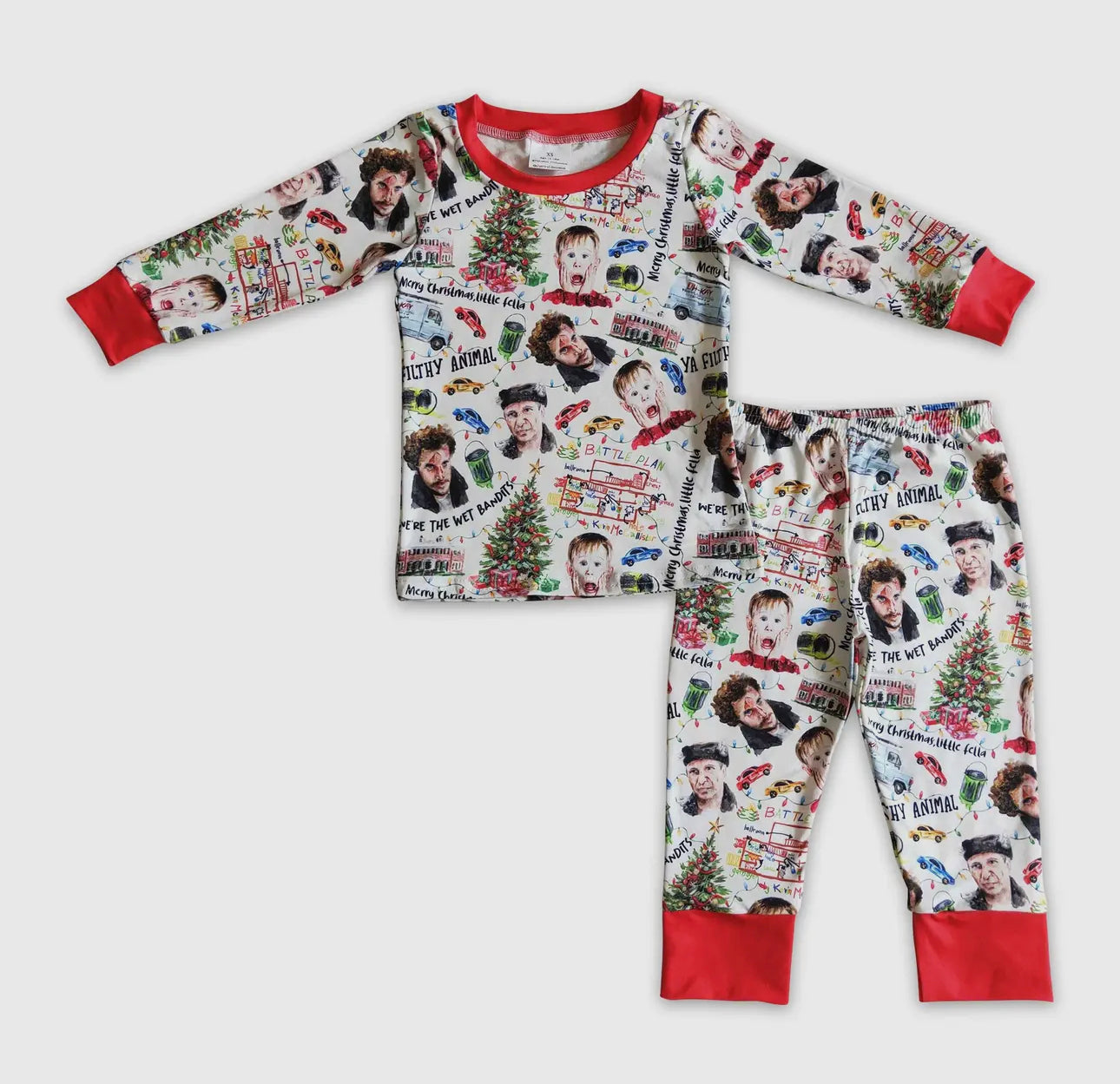 Wet Bandits milk silk pj set