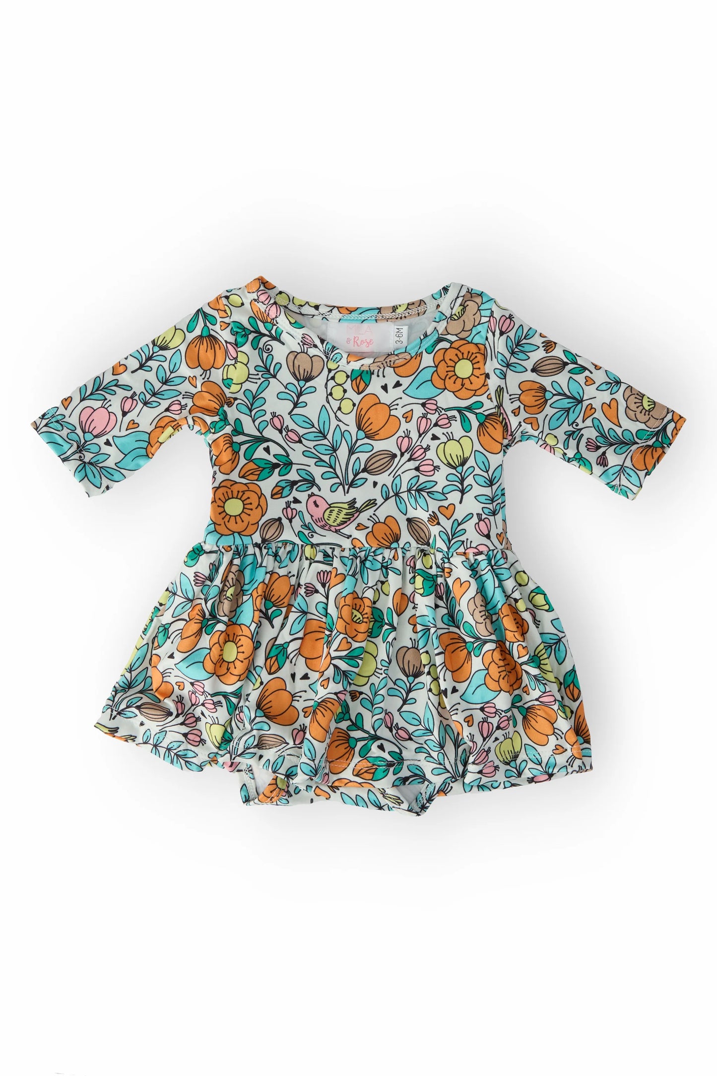 Vintage vibes twirl bodysuit