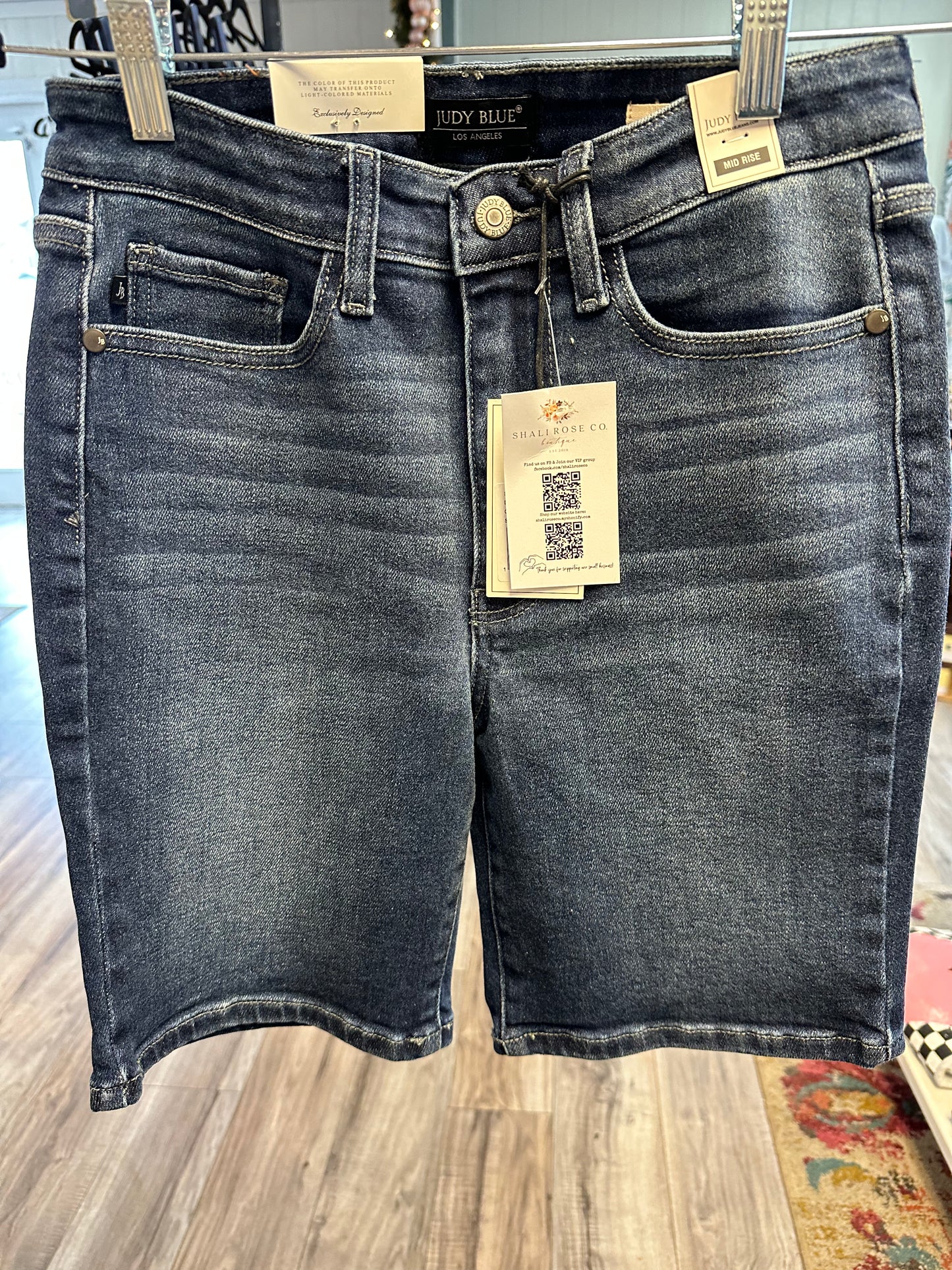 Mid Rise Judy Blue Bermuda Shorts