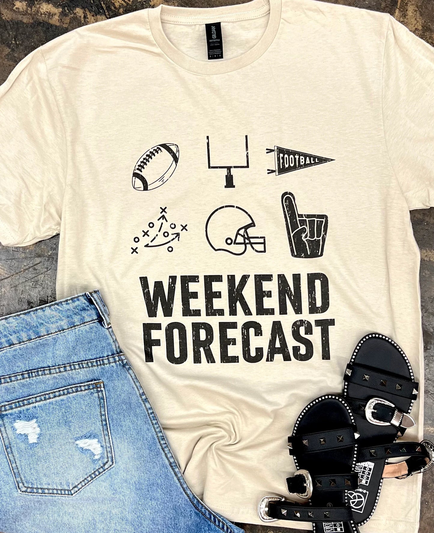 Weekend forecast tee