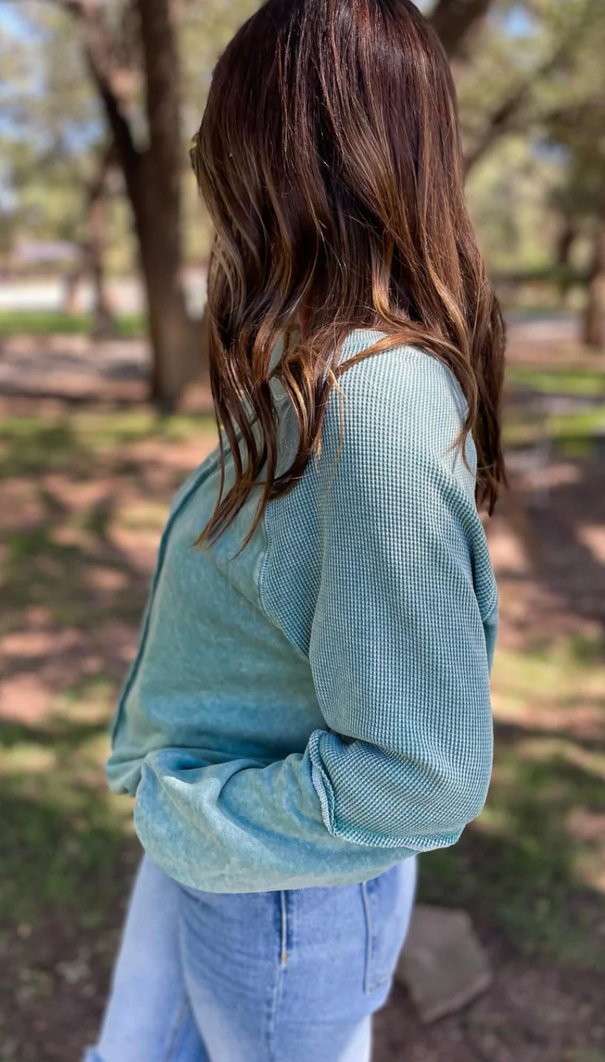 Exposed hem oversized sweatshirt (2colors)