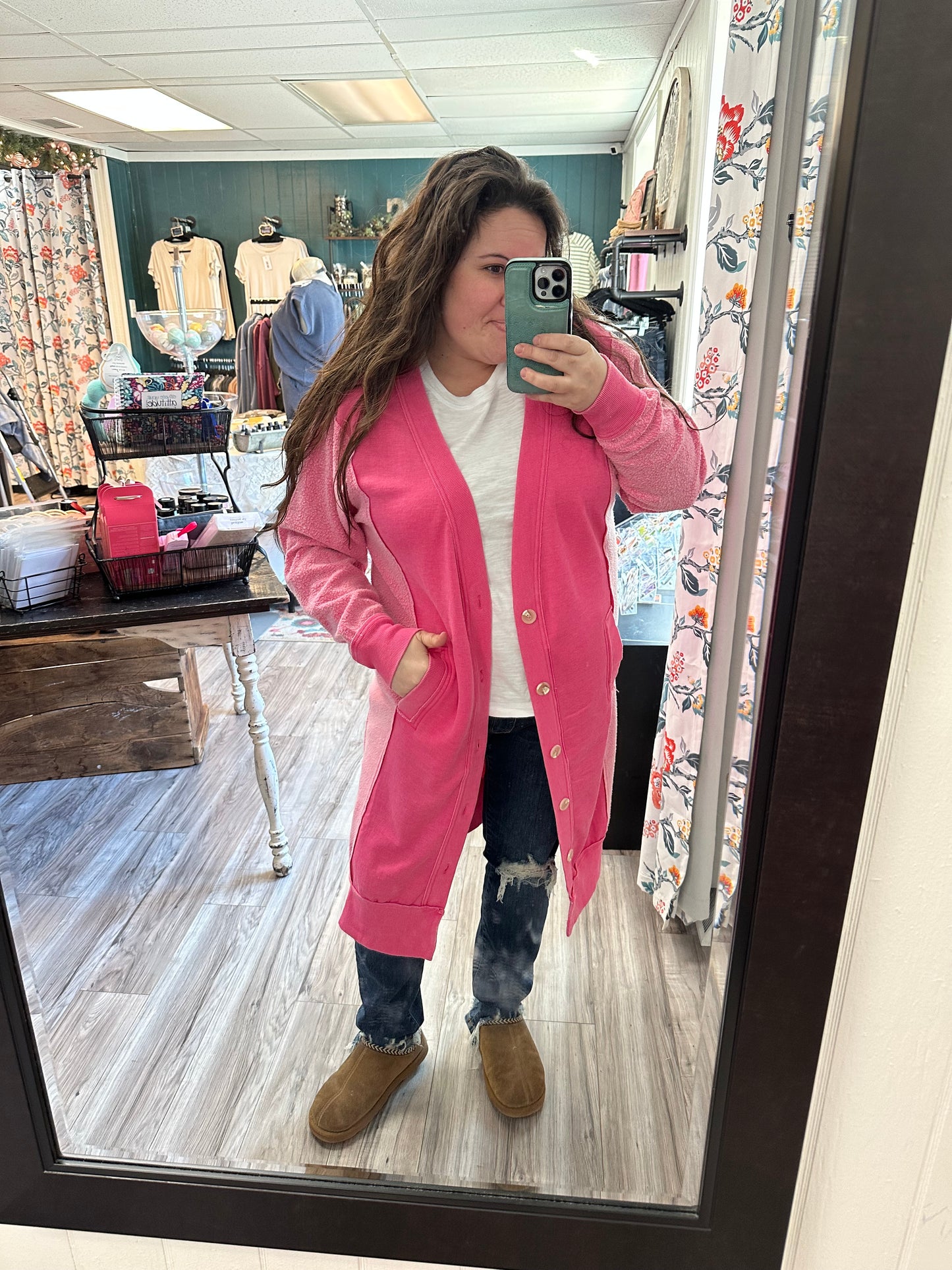 Spring Desi Sweatshirt Cardigan