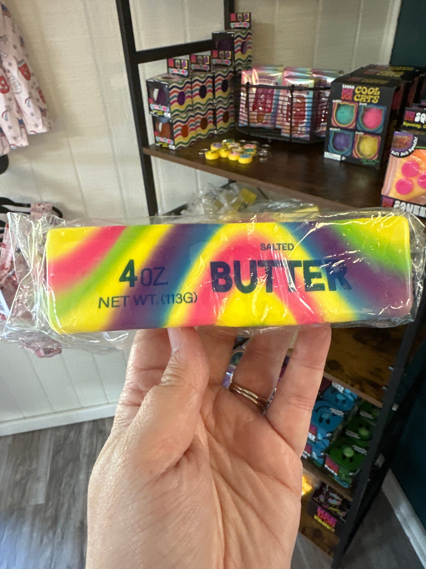 Rainbow 4oz butter squishy