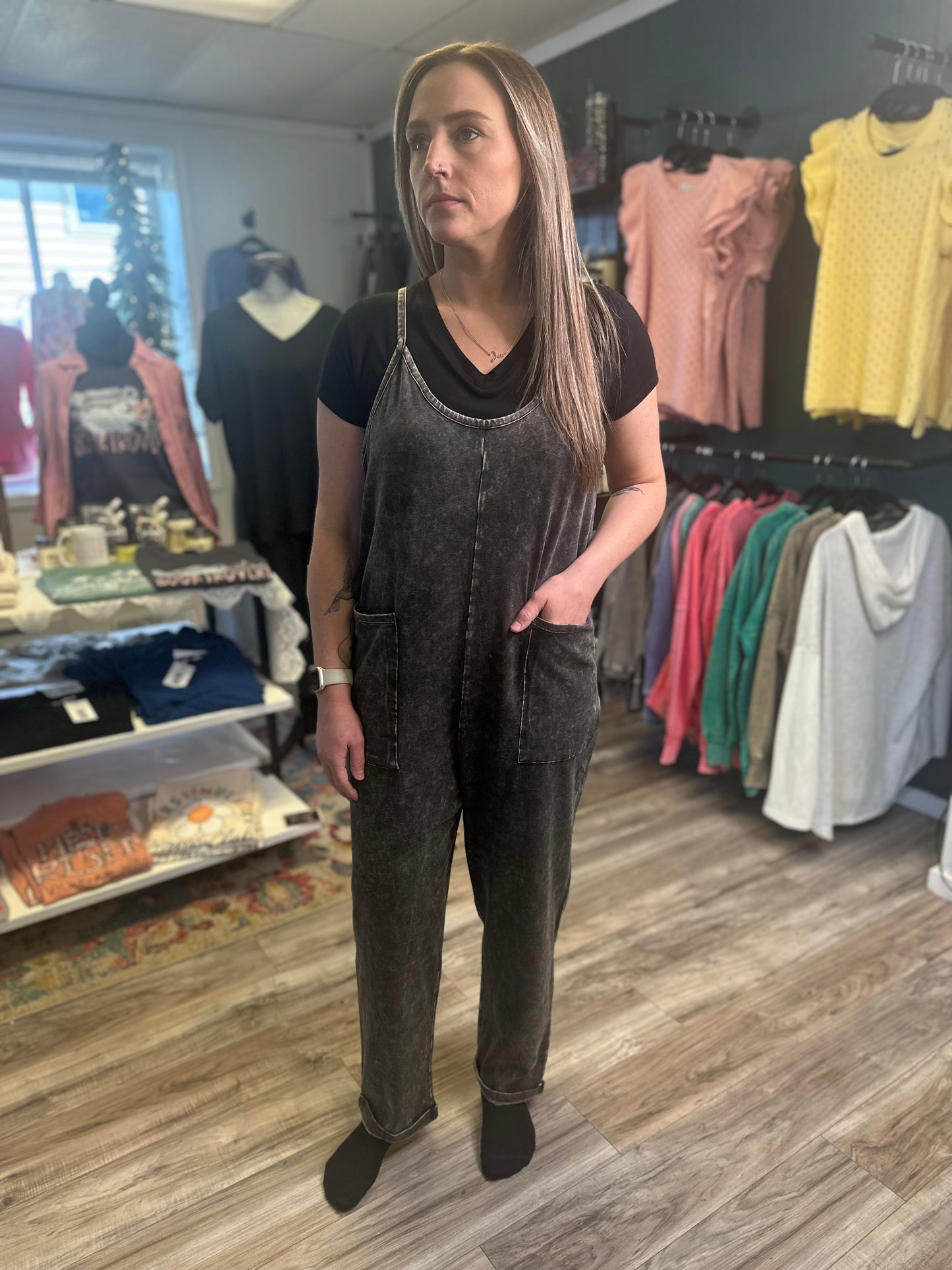 Made for me mineral wash romper