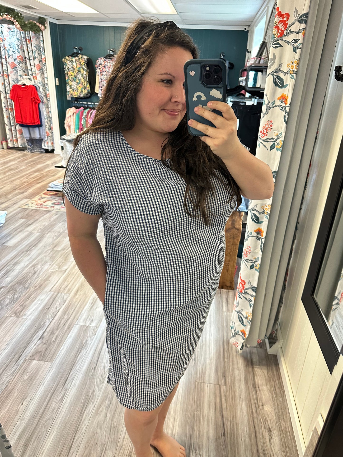 Lady liberty gingham dress