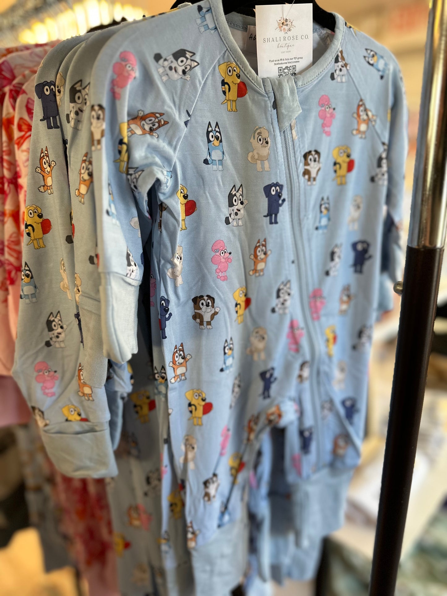 B L U E Y bamboo zippy