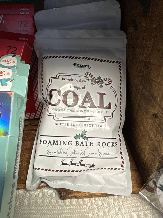 Lump of coal bath fizzers