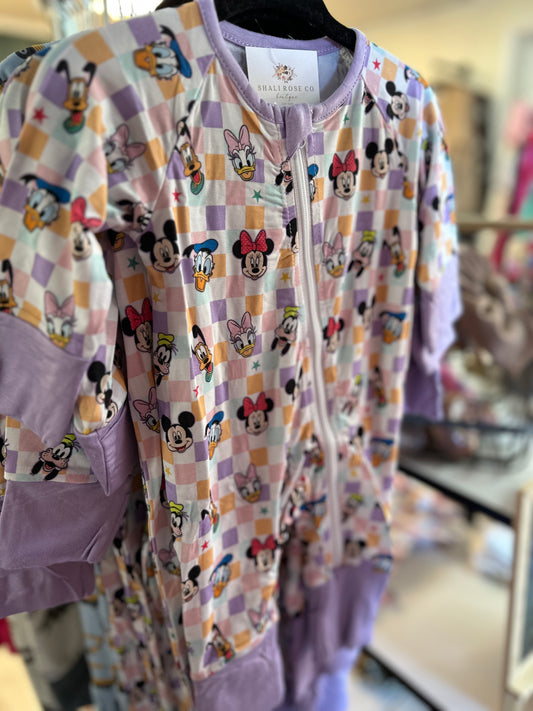 M I N N I E & friends bamboo zippy