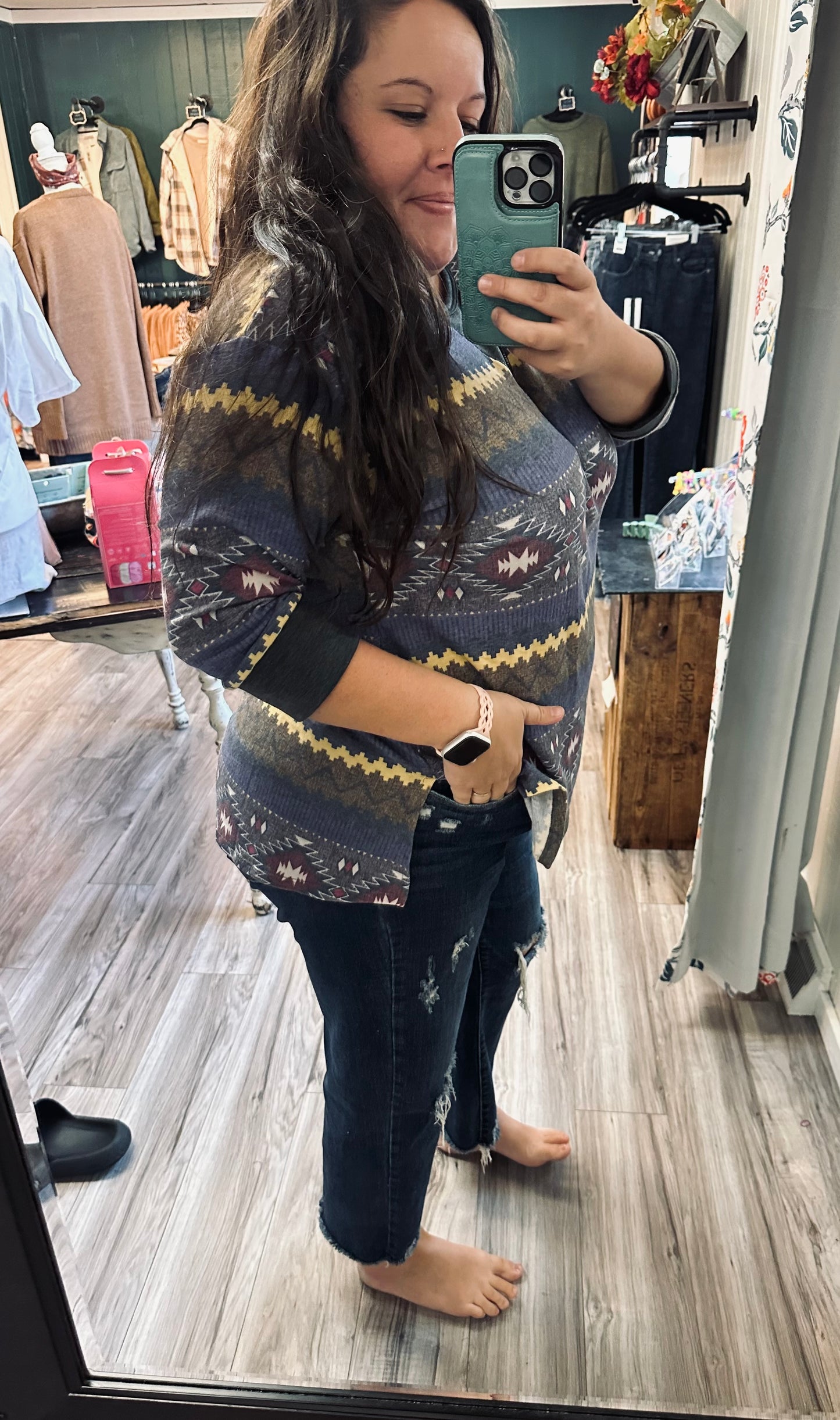 Dear Scarlett purple vibes 3/4 French Terry