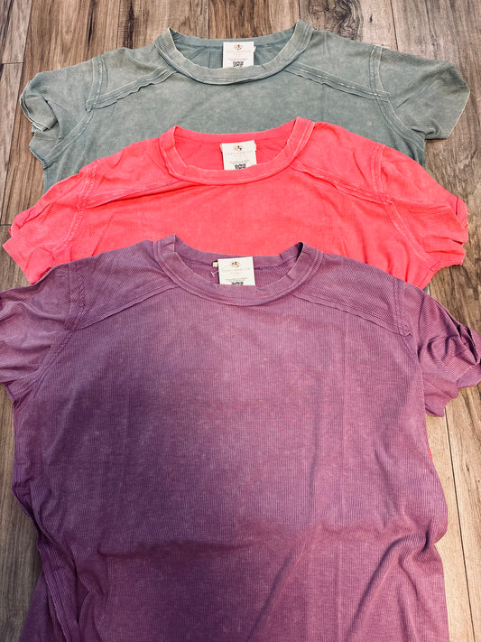 The Rose Ribbed Top