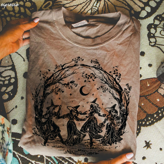 Dancing witches comfort color tee