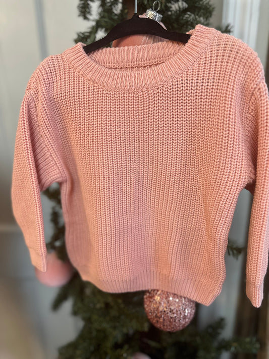 Oversized knit sweater