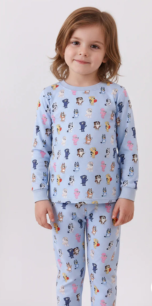 B L U E Y bamboo 2pc set