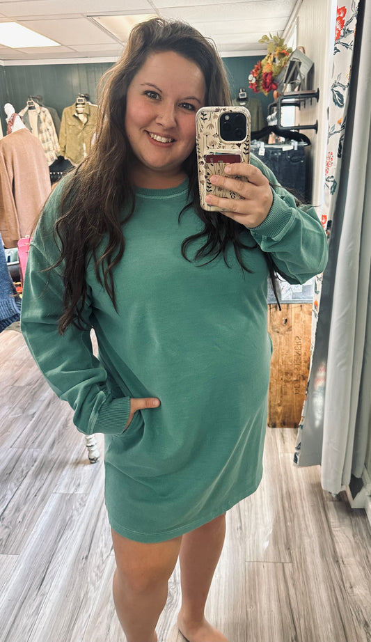 Vintage sweatshirt dress