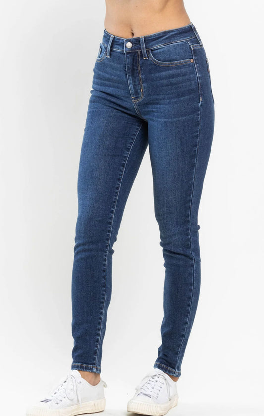 Judy Blue Lovely Night High Rise Thermal Skinny Jeans [end of season - final sale ]