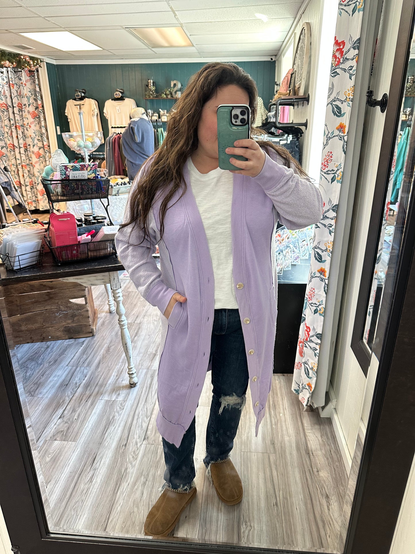 Spring Desi Sweatshirt Cardigan
