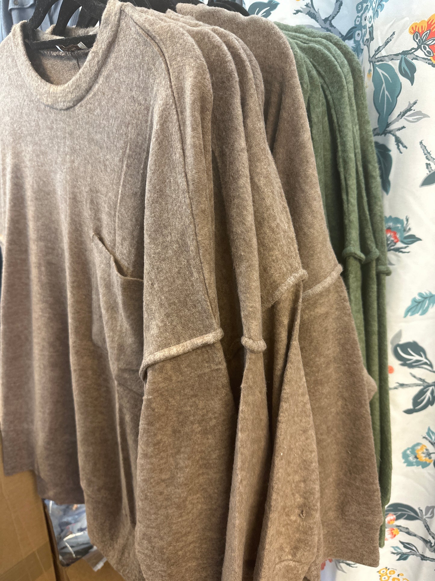 Forever favorite brushed pocket sweater